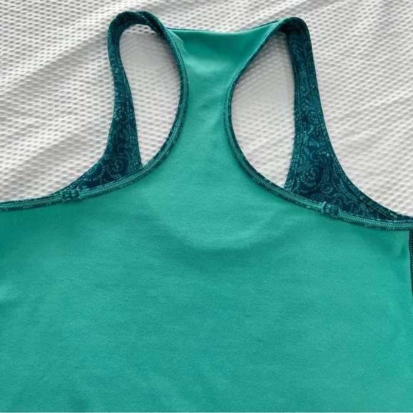 Lululemon Cool Racerback Teal Tank - Picture 6 of 9